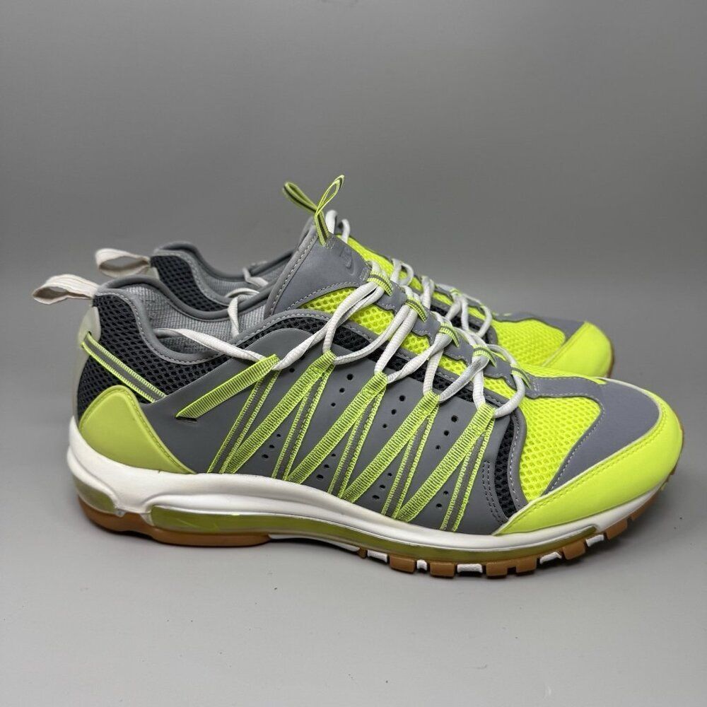 Nike x CLOT Air Max 97 Haven Volt/Dark Grey Sneakers Men's Size 12 (AO2134-700)